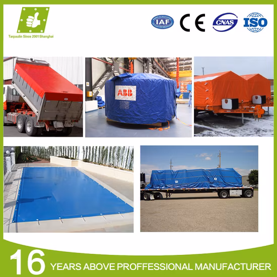 PVC Laminated Tarpaulin for Awnings with Free Samples