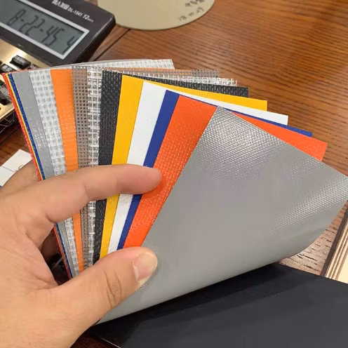 PVC Laminated Tarpaulin for Awnings with Free Samples