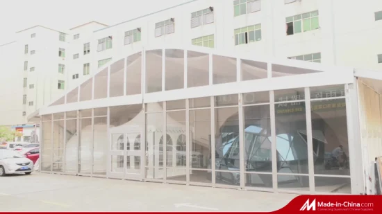 500人乗りは、結婚式のパーティーに最適な大型透明PVC生地の屋外用薄手のテントです。